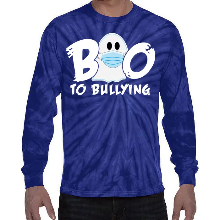 Boo To Bullying Quarantine Ghost Tie-Dye Long Sleeve Shirt