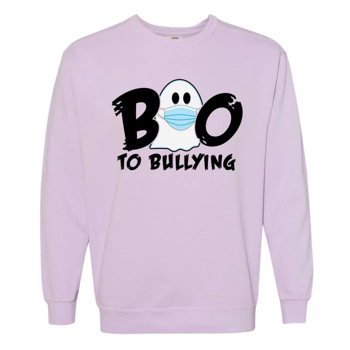 Boo To Bullying Quarantine Ghost Garment-Dyed Sweatshirt