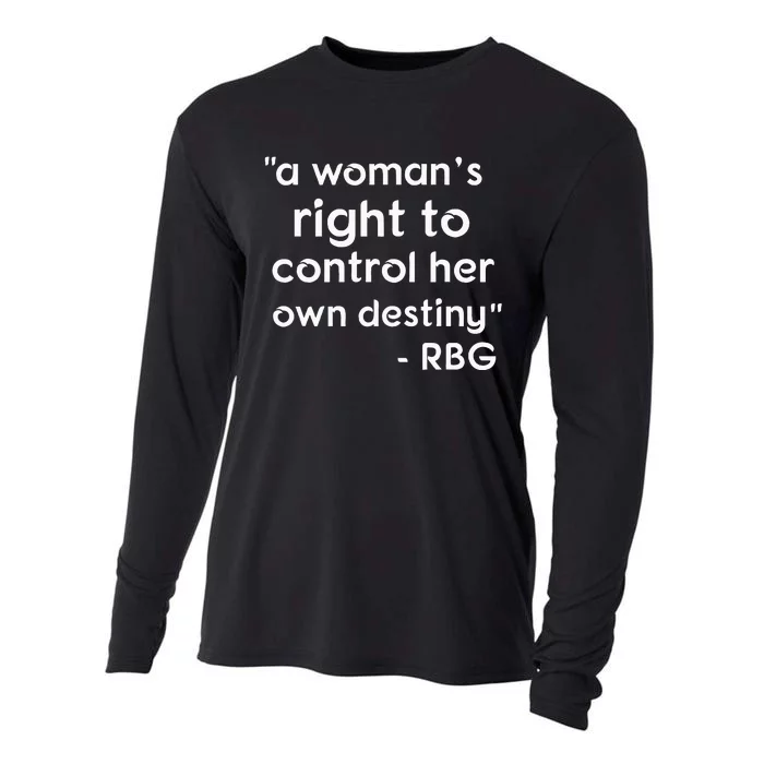 Bans Off Our Bodies My Body My Choice Feminist Cooling Performance Long Sleeve Crew