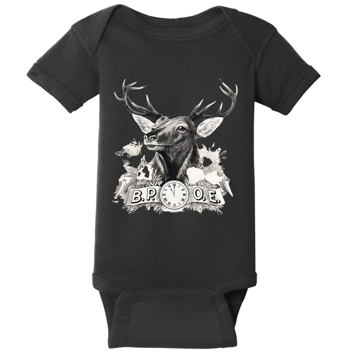 Benevolent Order Of Elks Bpoe Lodge 123 Baby Bodysuit