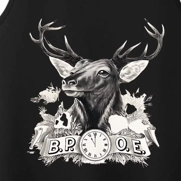 Benevolent Order Of Elks Bpoe Lodge 123 Performance Tank