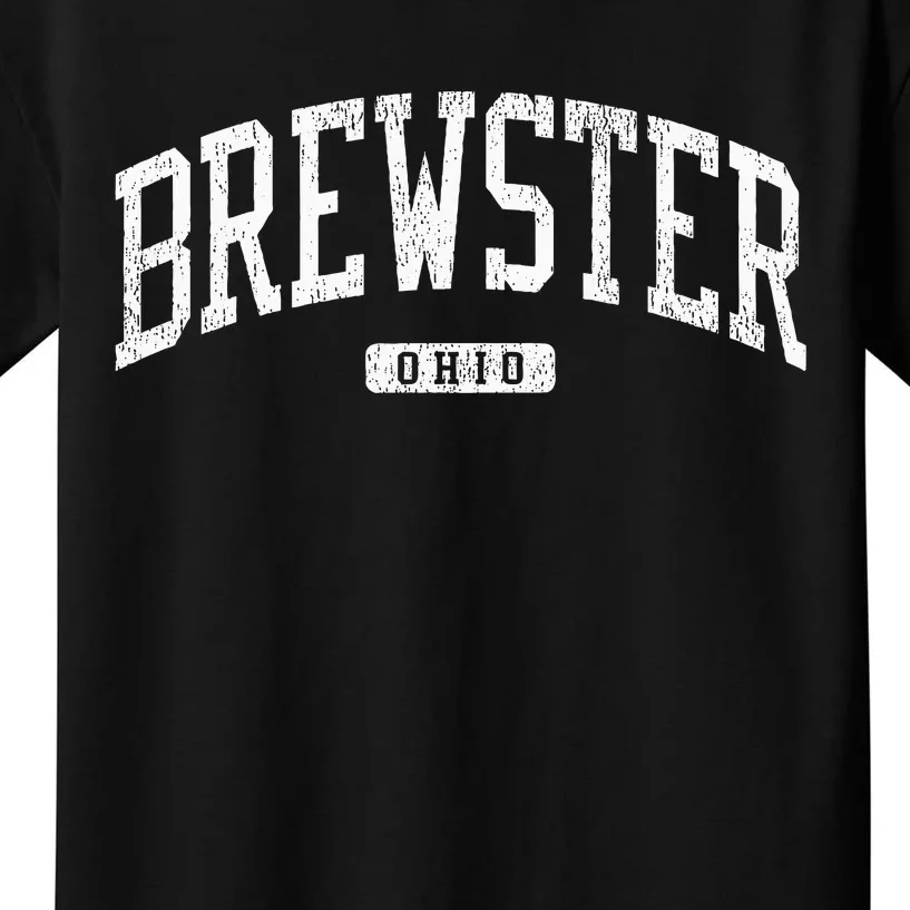 Brewster Ohio Oh Js03 College University Style Kids T-Shirt