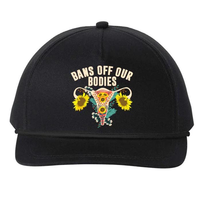 Bans Off Our Bodies Female Choice Supports Rights Snapback Five-Panel Rope Hat