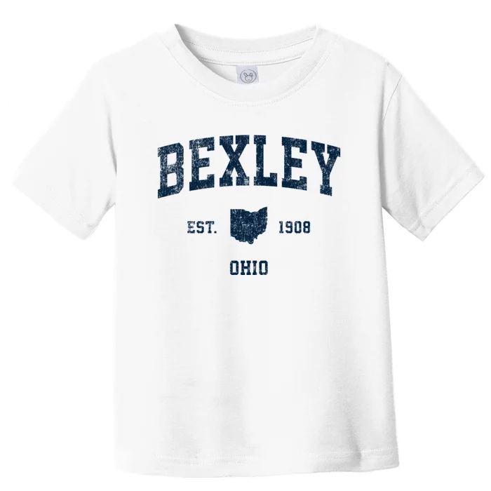 Bexley Ohio Oh Vintage Sports Toddler T-Shirt