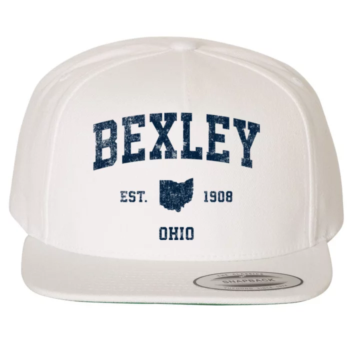 Bexley Ohio Oh Vintage Sports Wool Snapback Cap