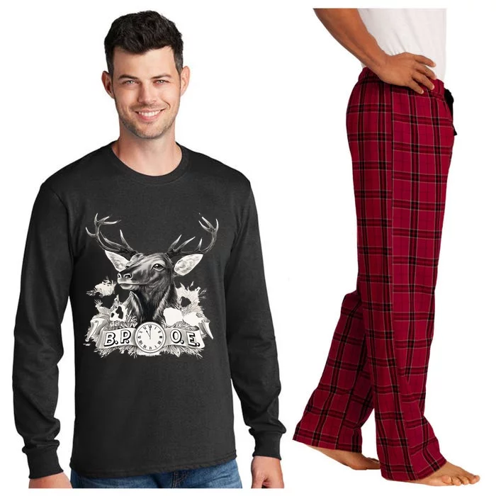 Benevolent Order Of Elks Bpoe Lodge 123 Long Sleeve Pajama Set