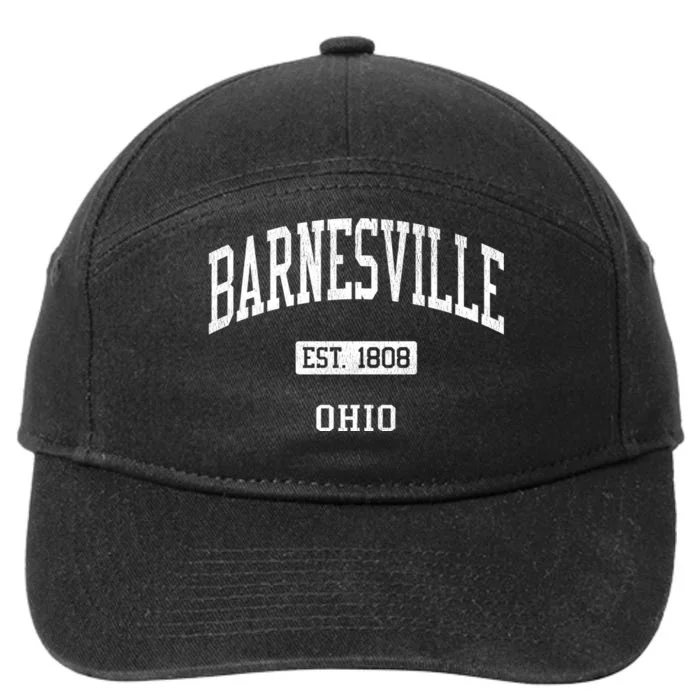 Barnesville Ohio Oh Js04 Vintage Athletic Sports 7-Panel Snapback Hat