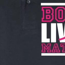 Boob Lives Matter Softstyle Adult Sport Polo