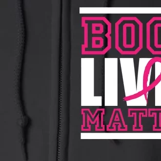 Boob Lives Matter Full Zip Hoodie