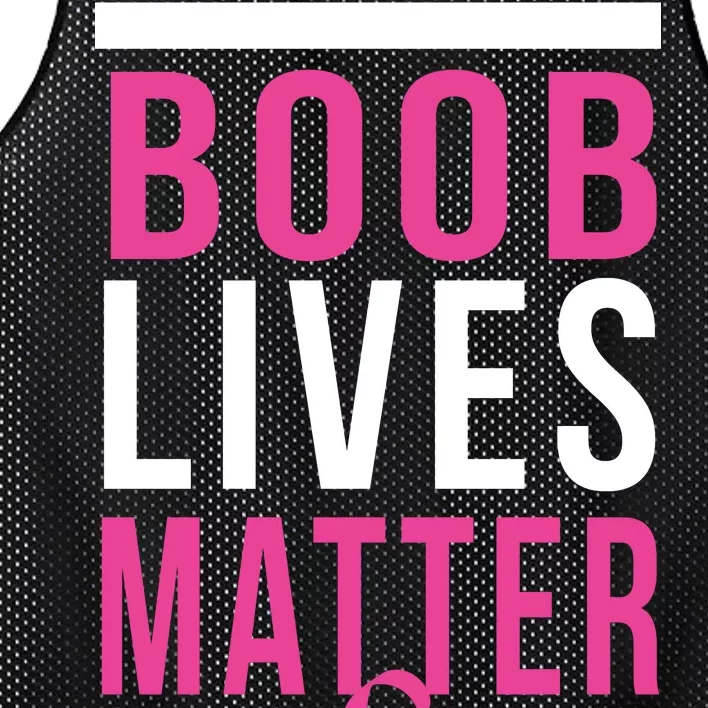 Boob Lives Matter Breast Cancer Awareness Mesh Reversible Basketball Jersey Tank