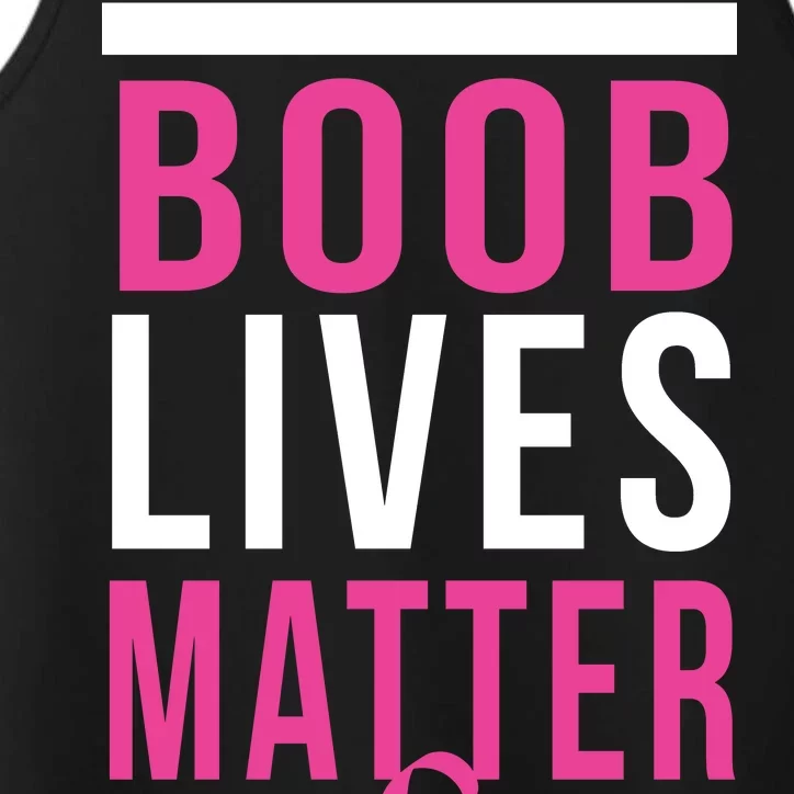 Boob Lives Matter Breast Cancer Awareness Performance Tank