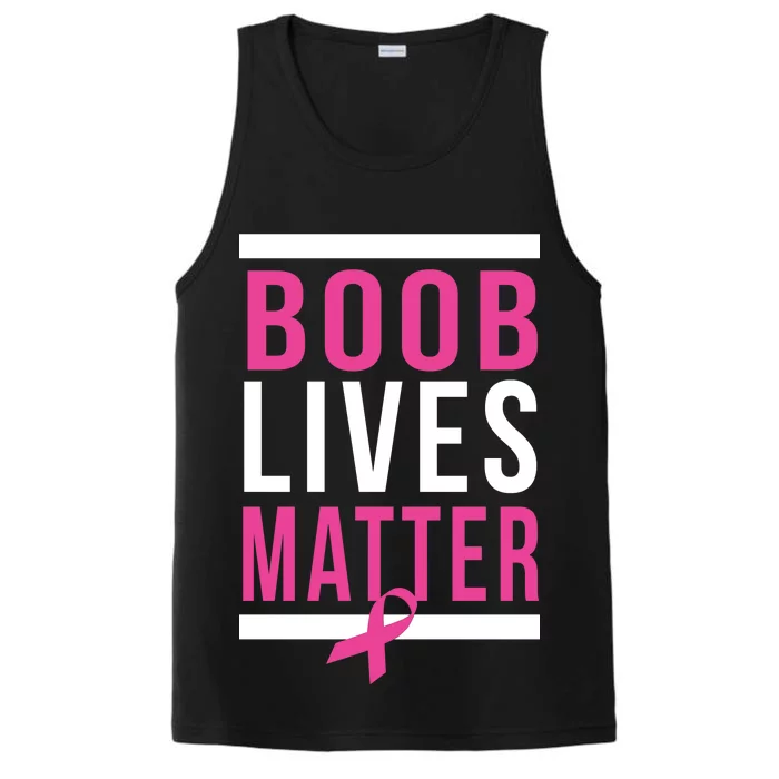 Boob Lives Matter Breast Cancer Awareness Performance Tank