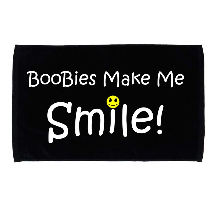 Boobies Make Me Smile Microfiber Hand Towel