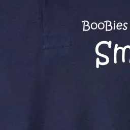 Boobies Make Me Smile Softstyle Adult Sport Polo