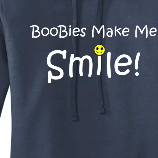 Boobies Make Me Smile Women's Pullover Hoodie