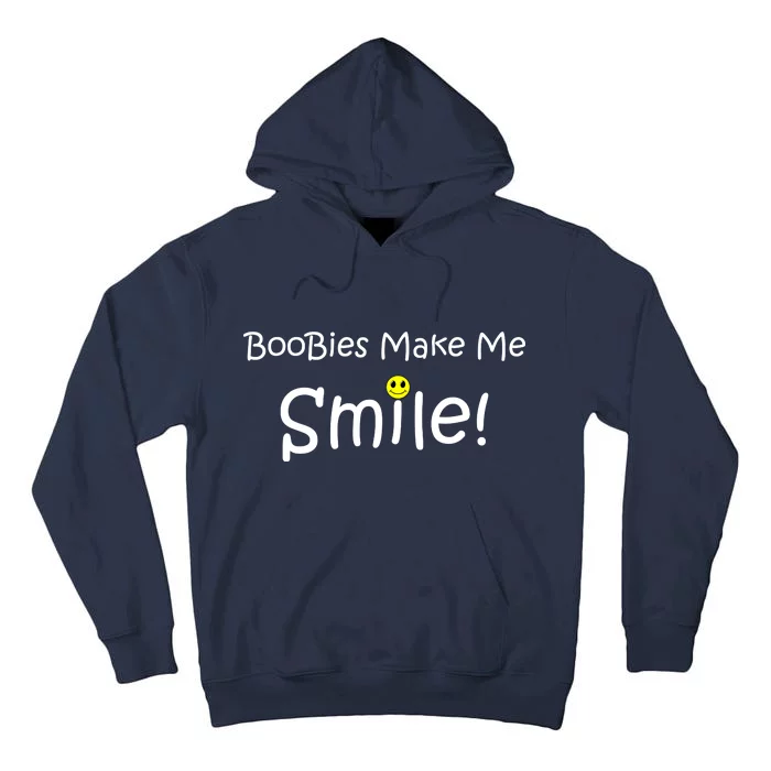 Boobies Make Me Smile Tall Hoodie