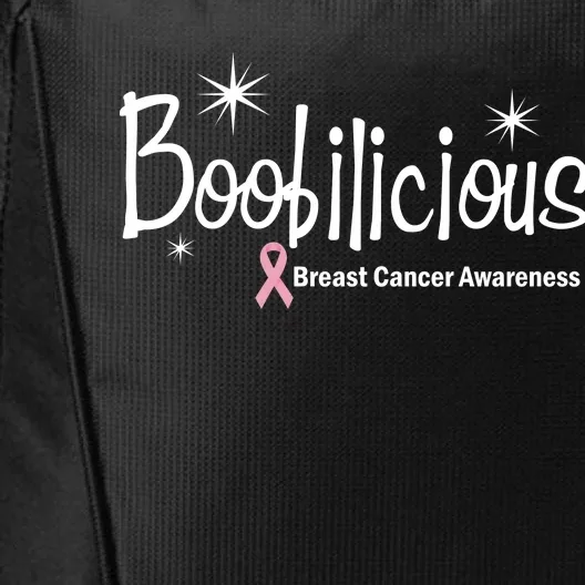 Boobilicious Breast Cancer Awareness City Backpack