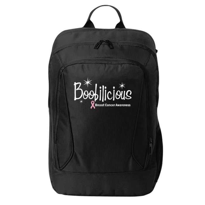 Boobilicious Breast Cancer Awareness City Backpack