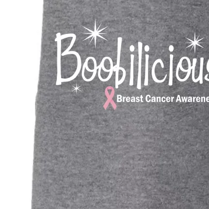 Boobilicious Breast Cancer Awareness Doggie 3-End Fleece Hoodie