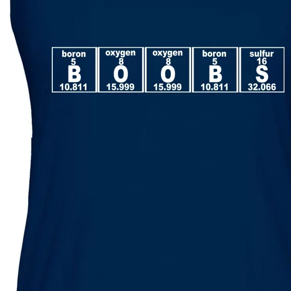 Boobs Breasts Periodic Table Ladies Essential Flowy Tank