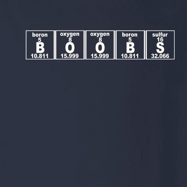 Boobs Breasts Periodic Table Toddler Long Sleeve Shirt