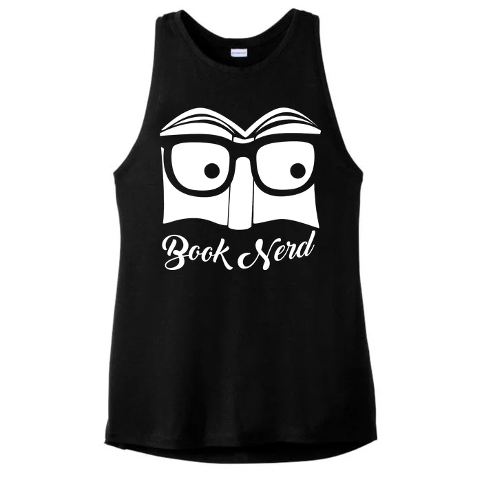 Book Nerd Ladies Tri-Blend Wicking Tank