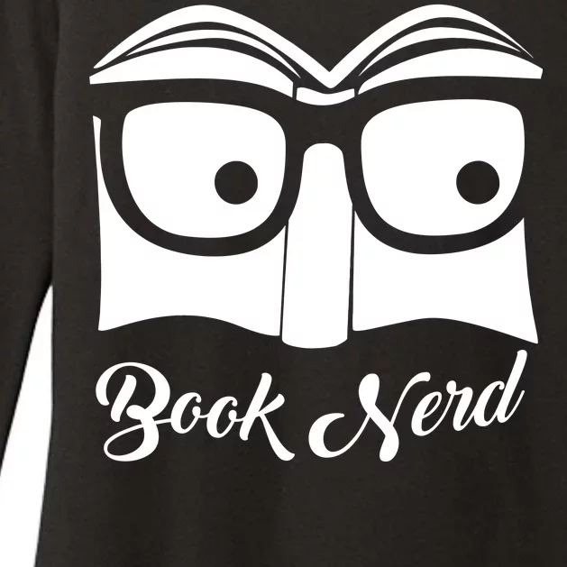 Book Nerd Womens CVC Long Sleeve Shirt