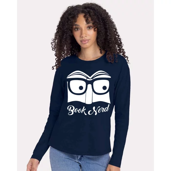 Book Nerd Womens Cotton Relaxed Long Sleeve T-Shirt