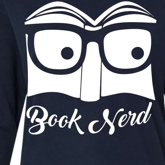 Book Nerd Womens Cotton Relaxed Long Sleeve T-Shirt