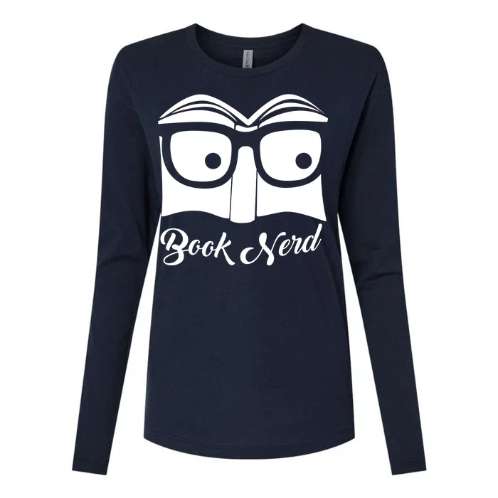 Book Nerd Womens Cotton Relaxed Long Sleeve T-Shirt