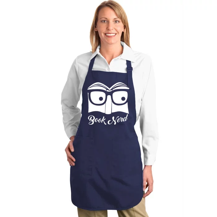 Book Nerd Full-Length Apron With Pocket