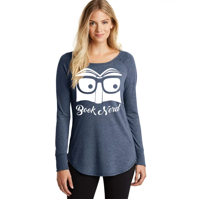 Book Nerd Women's Perfect Tri Tunic Long Sleeve Shirt