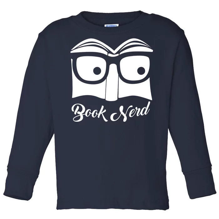 Book Nerd Toddler Long Sleeve Shirt