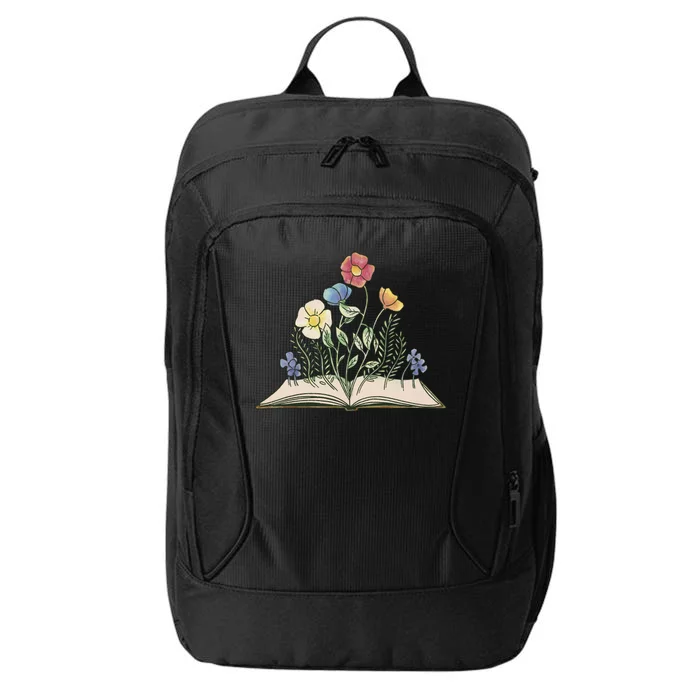 Book With Flowers City Backpack