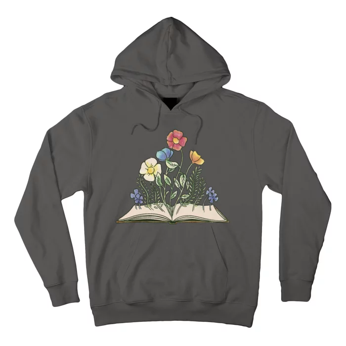 Book With Flowers Hoodie