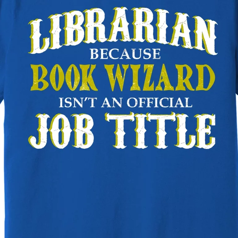 Book Wizard Librarian Premium T-Shirt