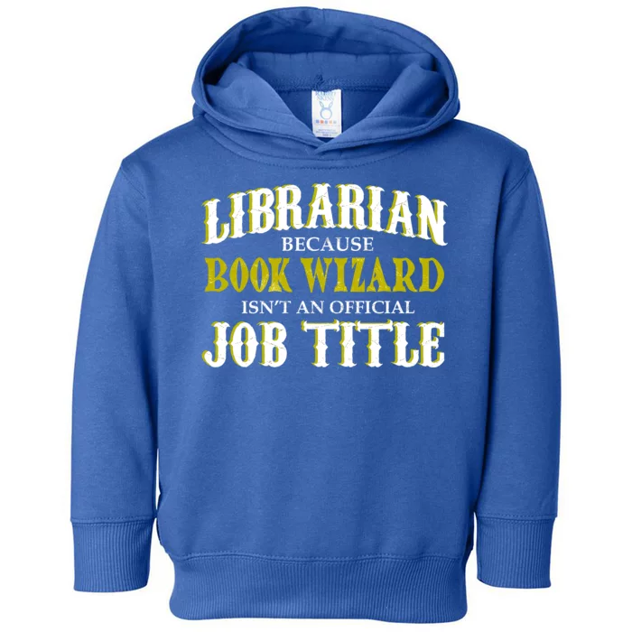 Book Wizard Librarian Toddler Hoodie