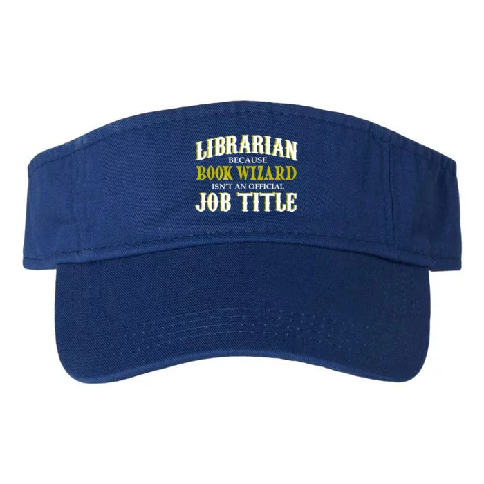 Book Wizard Librarian Valucap Bio-Washed Visor