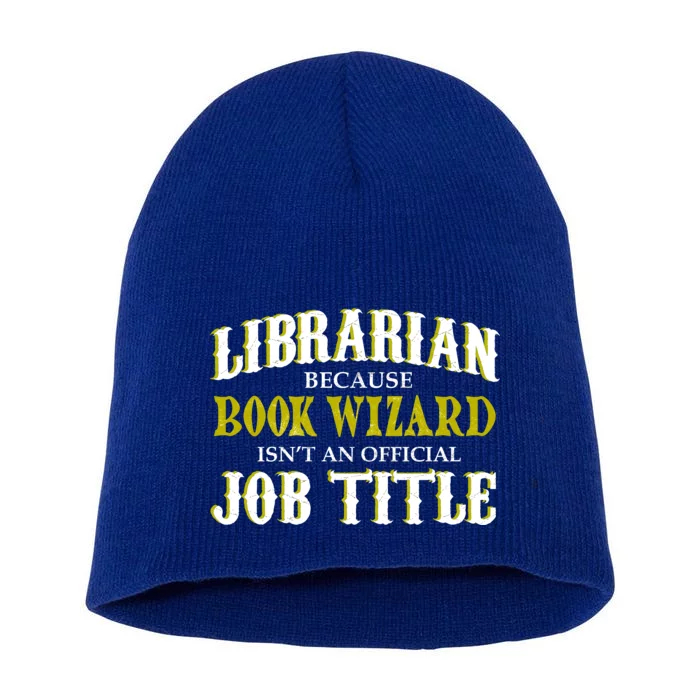 Book Wizard Librarian Short Acrylic Beanie