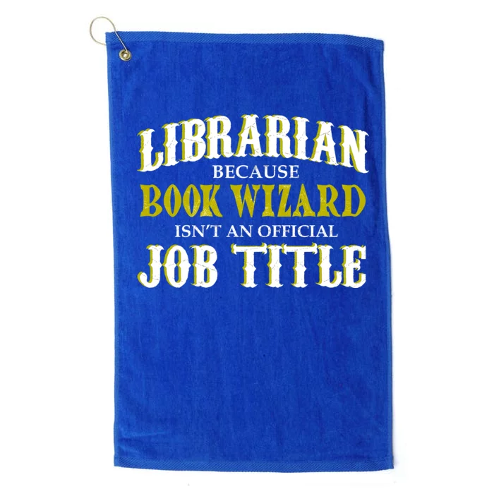 Book Wizard Librarian Platinum Collection Golf Towel