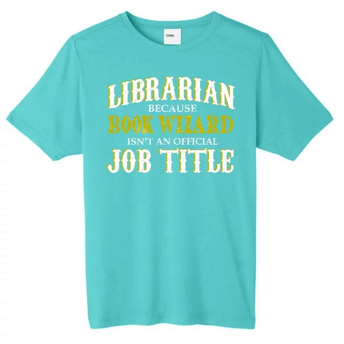 Book Wizard Librarian ChromaSoft Performance T-Shirt