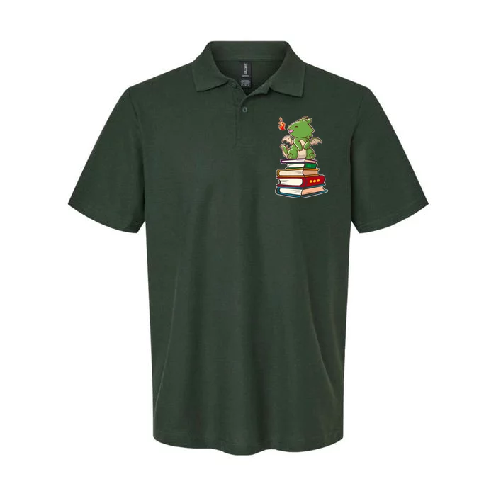 Book-Wrym Kawii Dragon Softstyle Adult Sport Polo