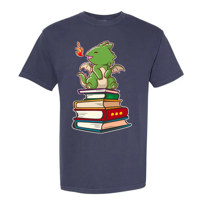 Book-Wrym Kawii Dragon Garment-Dyed Heavyweight T-Shirt