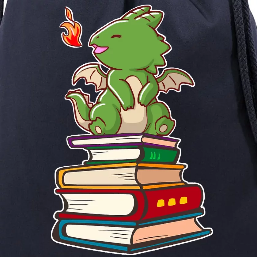 Book-Wrym Kawii Dragon Drawstring Bag