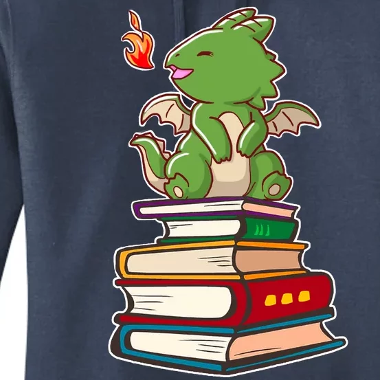 Book-Wrym Kawii Dragon Women's Pullover Hoodie