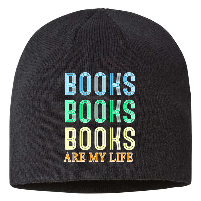 Books Are My Life Book Quotes Essential 8 1/2in Sustainable Knit Beanie