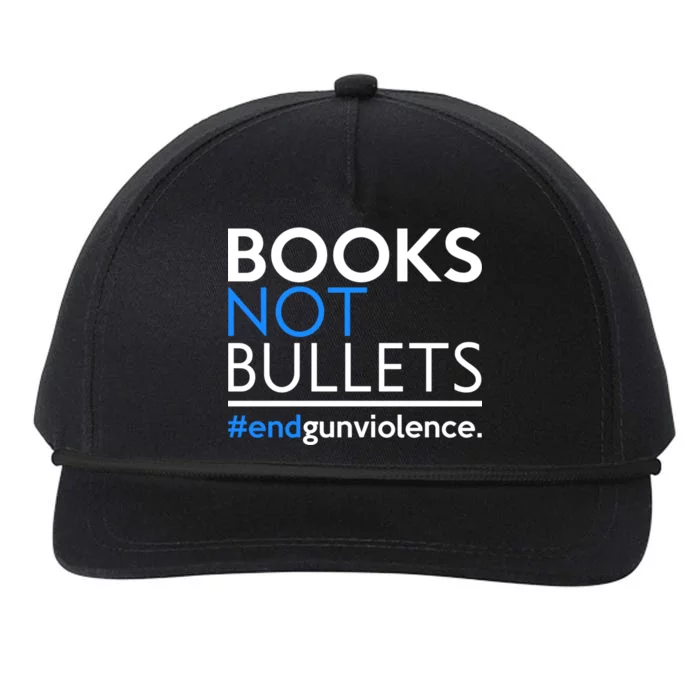 Books Not Bullets Snapback Five-Panel Rope Hat