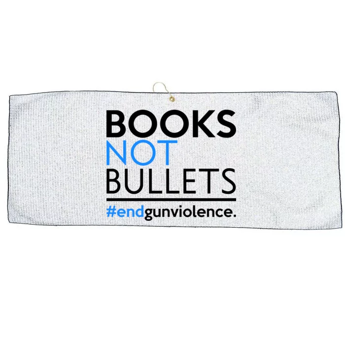 Books Not Bullets Large Microfiber Waffle Golf Towel