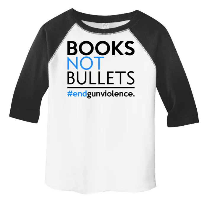 Books Not Bullets Toddler Fine Jersey T-Shirt