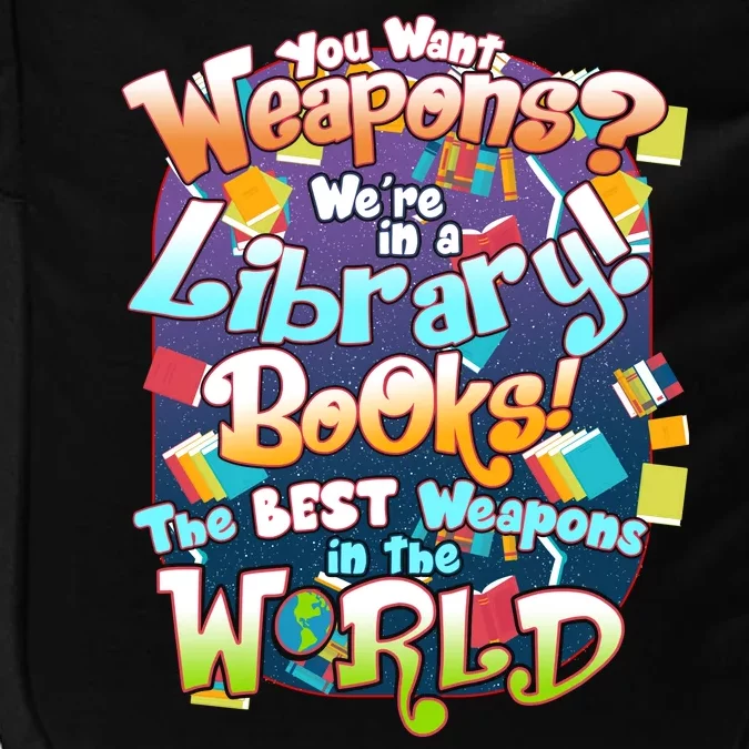 Books The Best Weapons In The  World Impact Tech Backpack